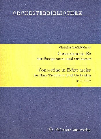 Concertino Es-Dur op.5 : für Bassposaune und Orchester Partitur Music