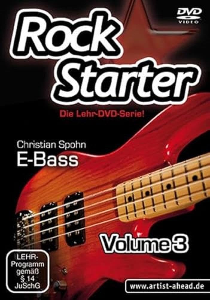 Rockstarter Vol. 3 - E-Bass: Die Lehr-DVD-Serie für Einsteiger! Bassschule. Unterricht für Anfänger. Training. School Of Rock. Einfach Bass lernen Movies