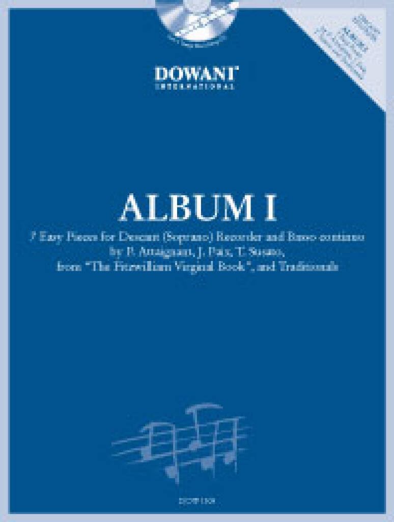 ALBUM VOL. I FLUTE A BEC +CD Arts & Music