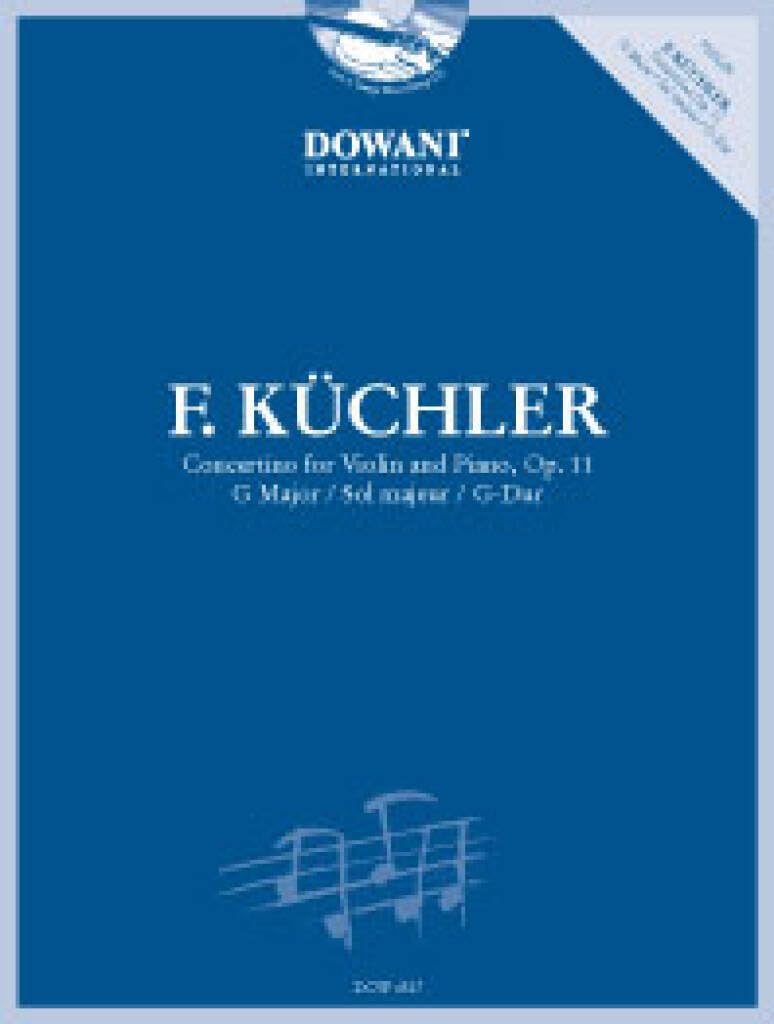 CONCERTINO FOR VIOLIN AND PIANO, OP. 11 IN G-MAJOR VIOLON +CD book
