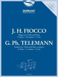 ALLEGRO IN G MAJOR AND SONATINA IN A MAJOR VIOLON +CD Arts & Music