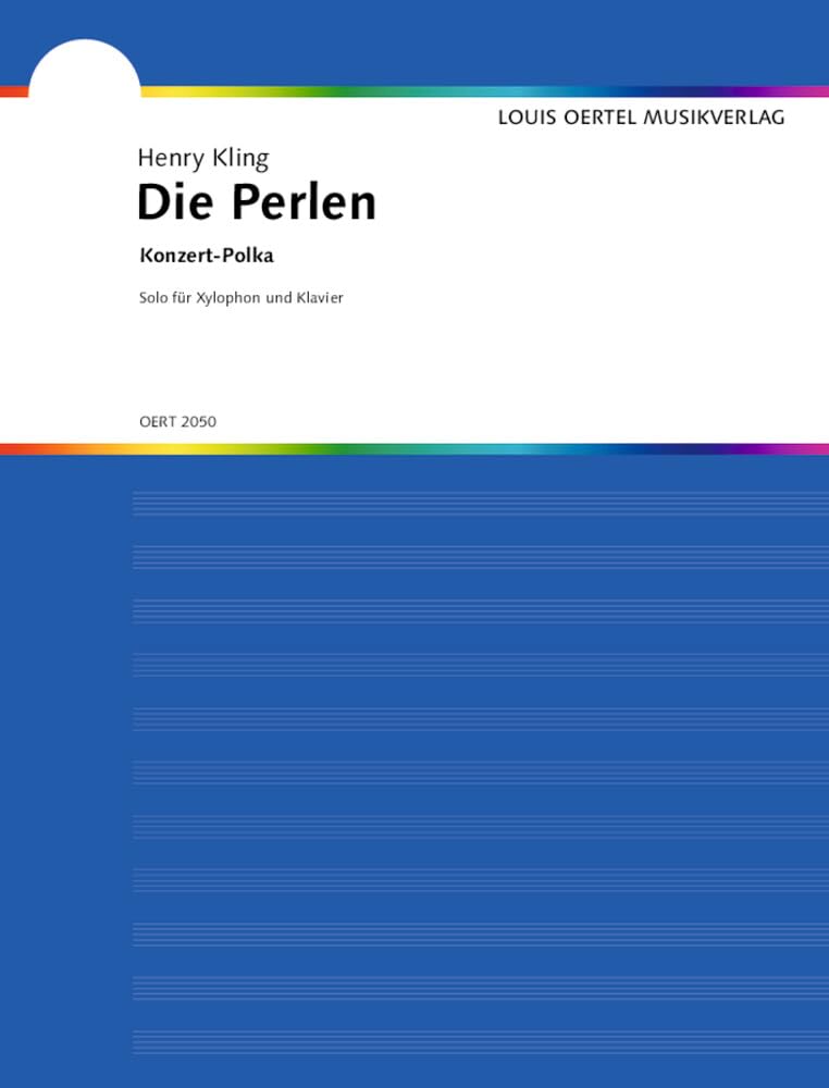 Die Perlen: Konzert-Polka. Xylophon und Klavier. Sheet Music