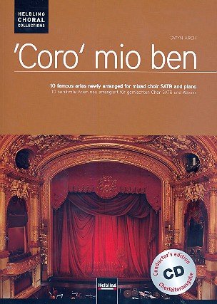 Coro mio ben (+2 CD's): für gem Chor und Klavier Sheet Music