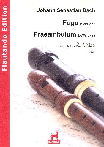 Bach, Johann Sebastian: Präambulum BWV872a : für 5 Blockflöten Partitur und Stimmen Books