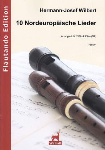 10 Nordeuropäische Lieder für 2 Blockflöten SA (Spielpartitur) Books