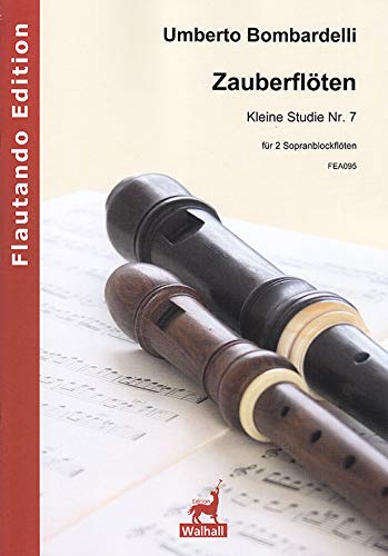 Zauberflöten. Kleine Studie Nr. 7 für 2 Sopranblockflöten (2 Spielpartituren) Books