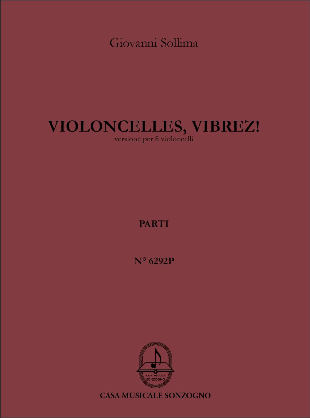 Giovanni Sollima-Violoncelles, vibrez!-8 Violoncelli-SET OF PARTS cd