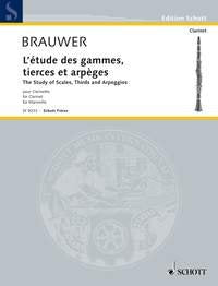L'études des gammes, Tierces et Arpèges --- Clarinette Sheet Music