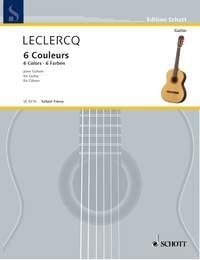 6 couleurs (pièces faciles) --- Guitare: Six pièces faciles (facile lère année). guitar. Sheet Music