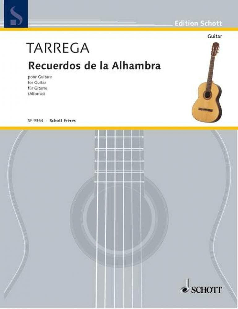 Recuerdos de la Alhambra: Trémolo-Etude. No. 29. guitar. book
