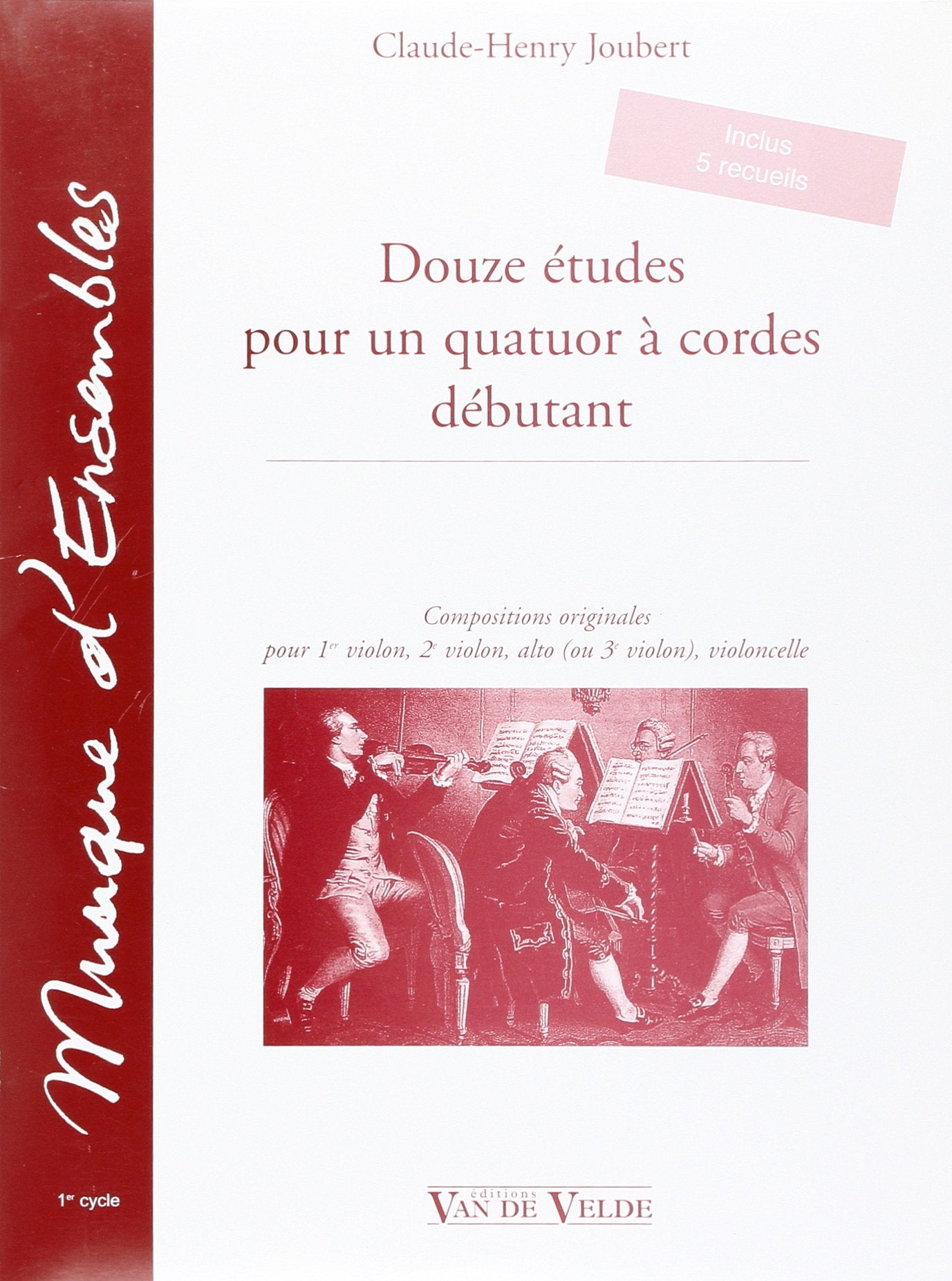 ETUDES (12) --- QUATUOR A CORDES Sheet Music