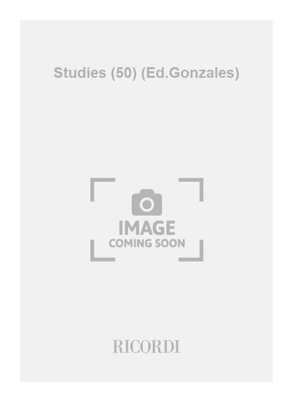 Studies (50) (Ed.Gonzales) (GUITARE) Books