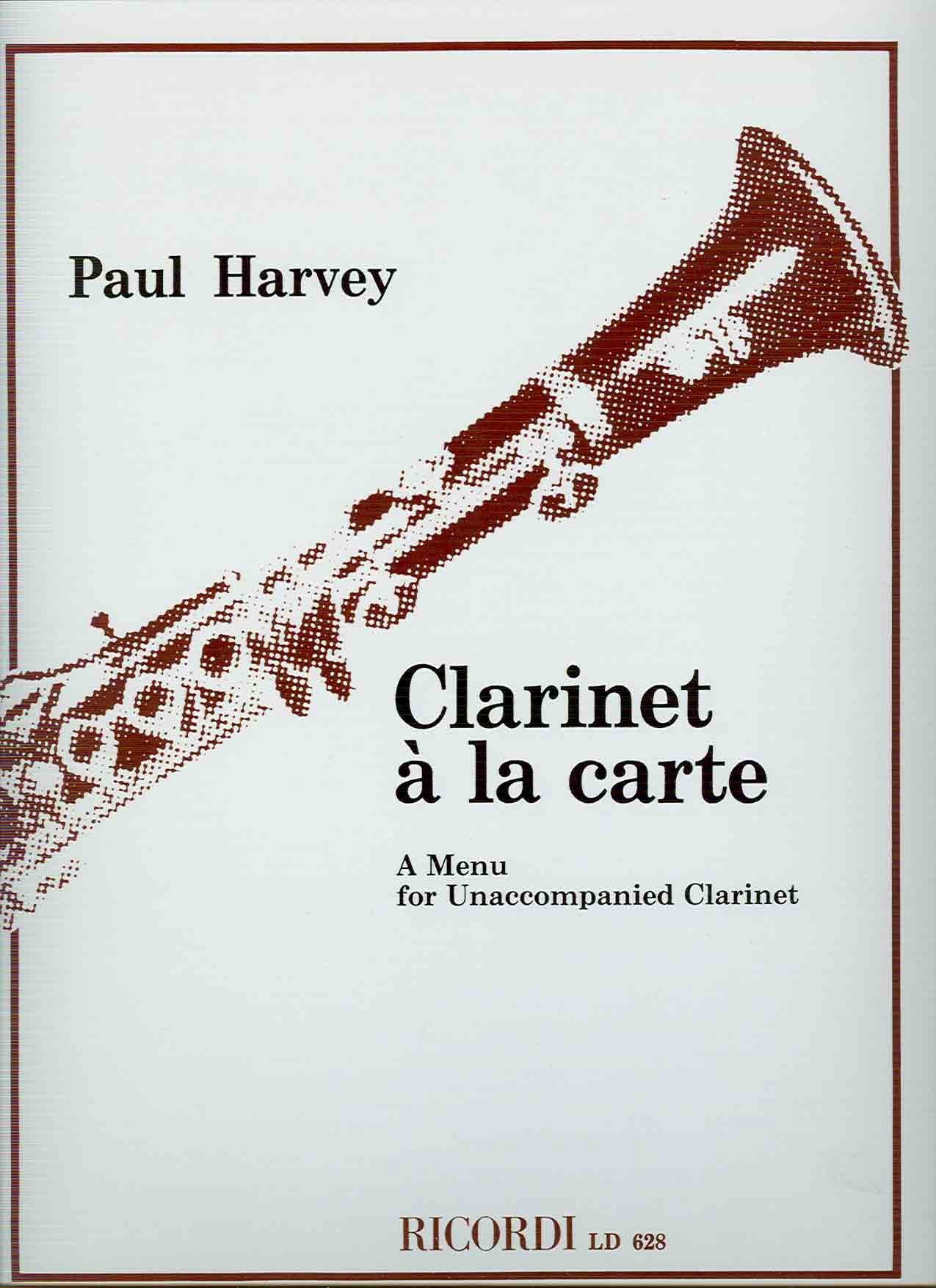 Clarinet à la carte (CLARINETTE) Sheet Music