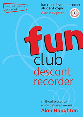 Alan Haughton-Fun Club Descant Recorder - Grade 1-2-BOOK cd