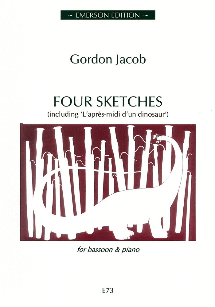 4 Sketches : for bassoon and piano Sheet Music