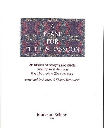 Emerson Editions limited Feast For Flute & Bassoon-Flute and Bassoon Books