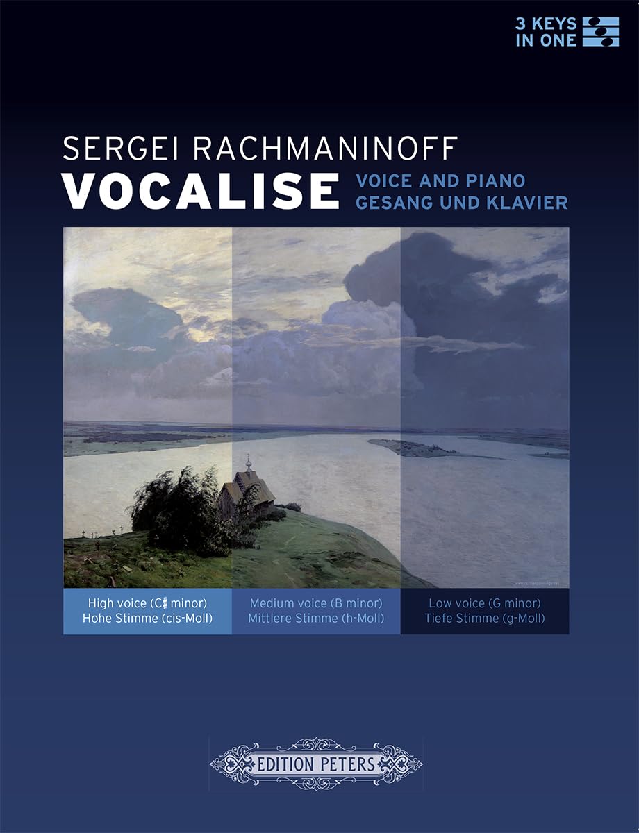 Vocalise for Voice and Piano 3 Keys in One - High/Medium/low Voice: Op. 34 No. 14, Sheet (Edition Peters) Sheet Music