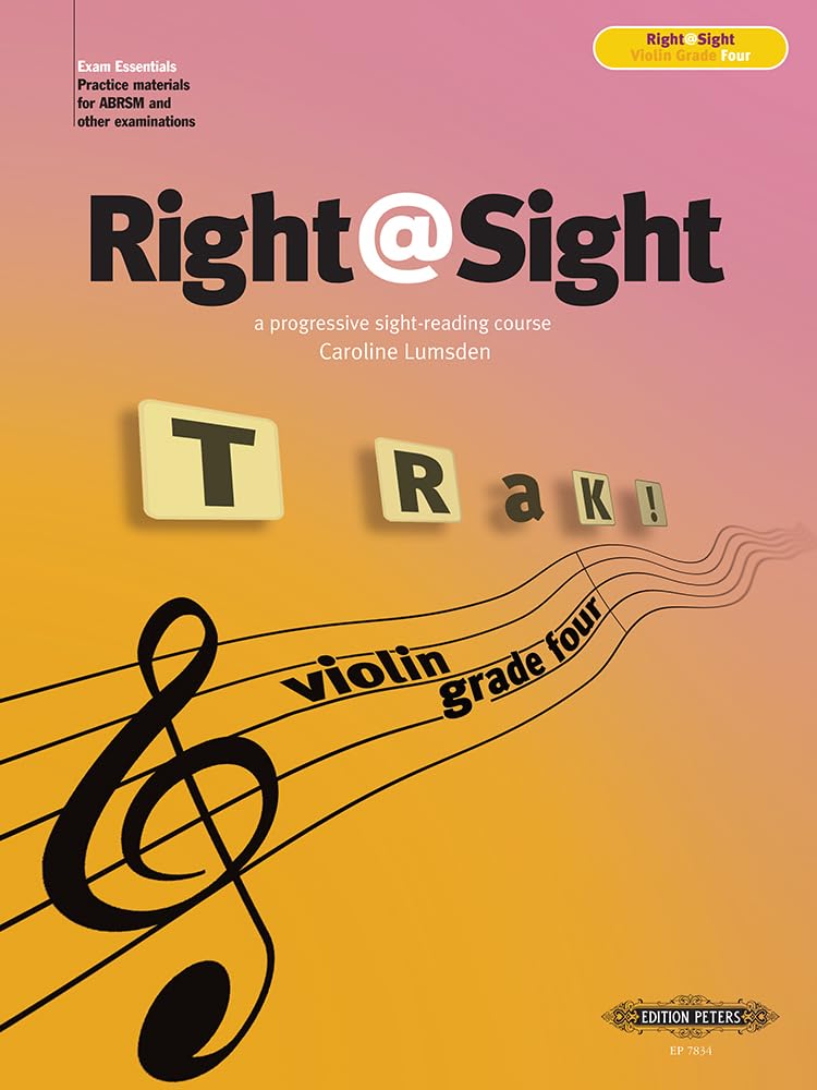 Right@Sight, Violin, m. Audio-CD.Grade.4: A progressive sight-reading course (Edition Peters) Sheet Music