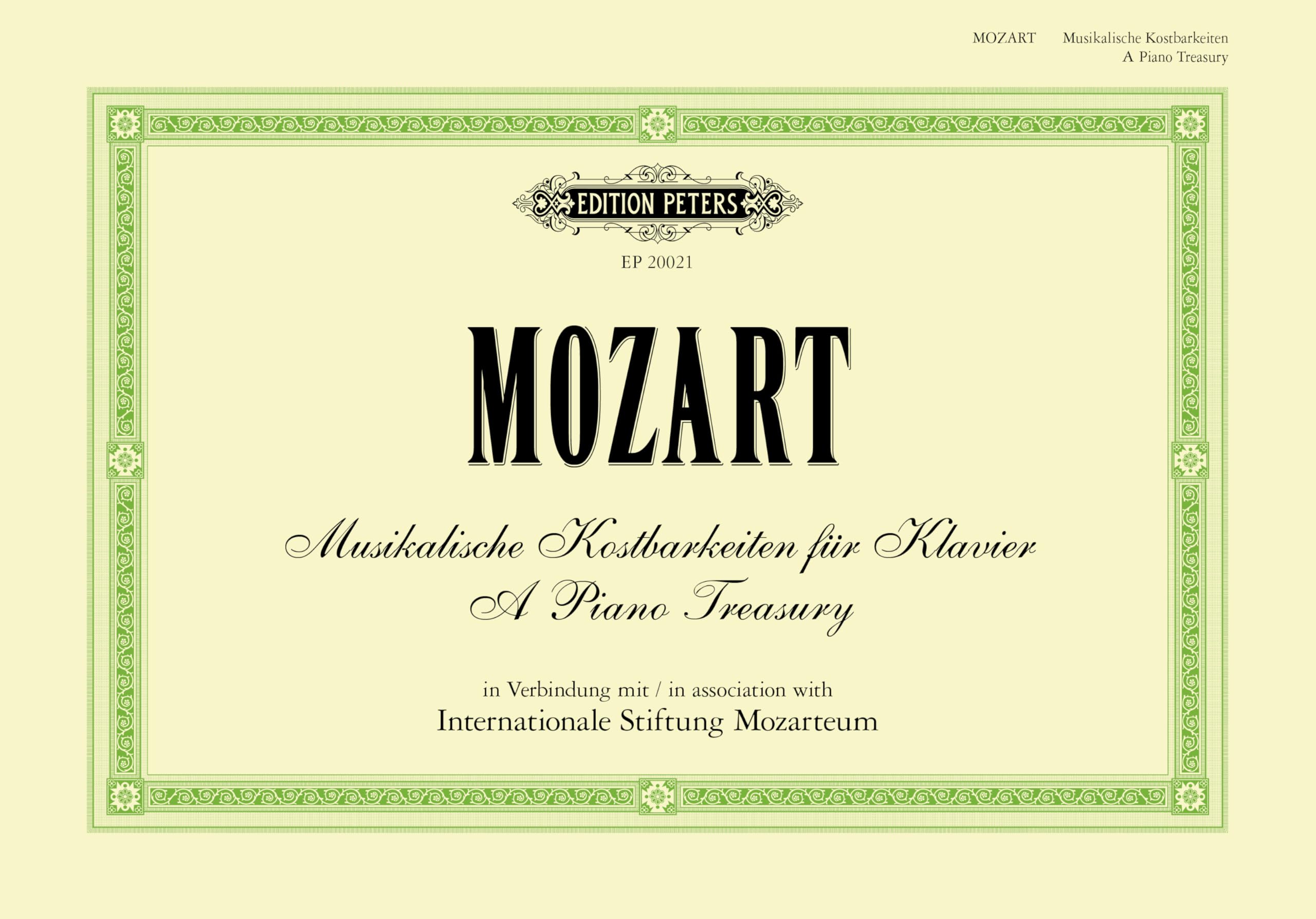 Musikalische Kostbarkeiten für Klavier Sheet Music