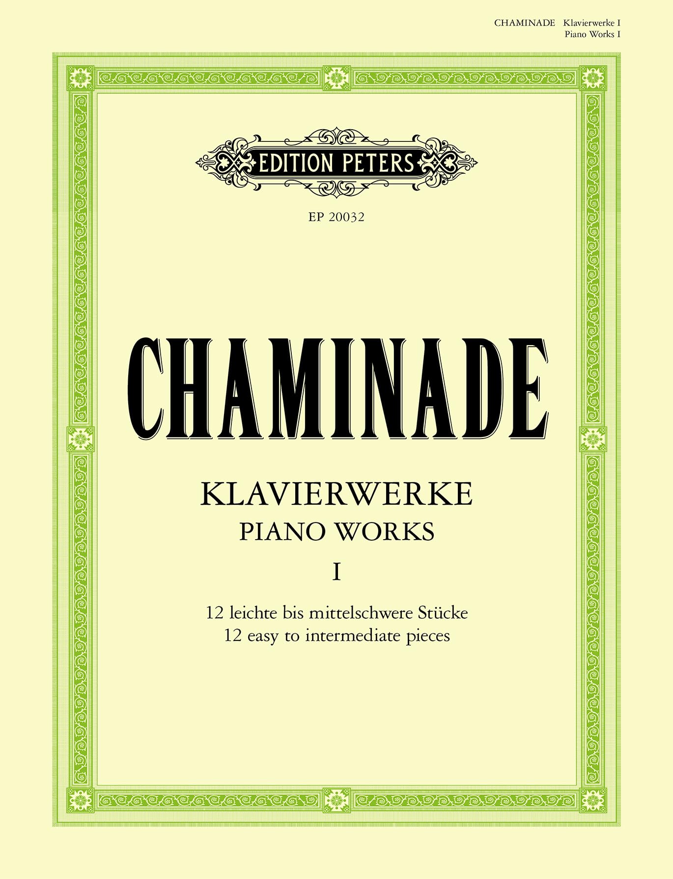 Piano Works Vol. 1 / Klavierwerke Sheet Music