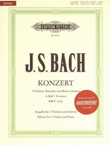 Cto Vl(2) Bwv1043 ré min.+CD d'Acc. - Vl(2)/Po Books