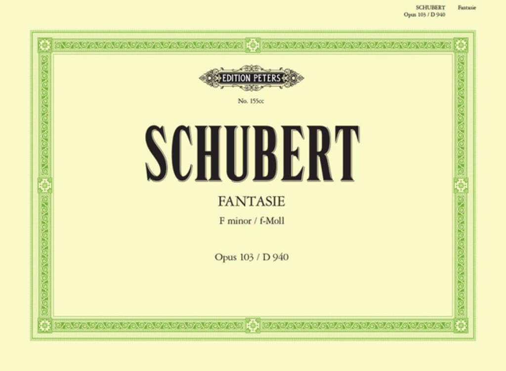 Fantasia in F minor Op. 103 (D940) for Piano Duet Sheet Music