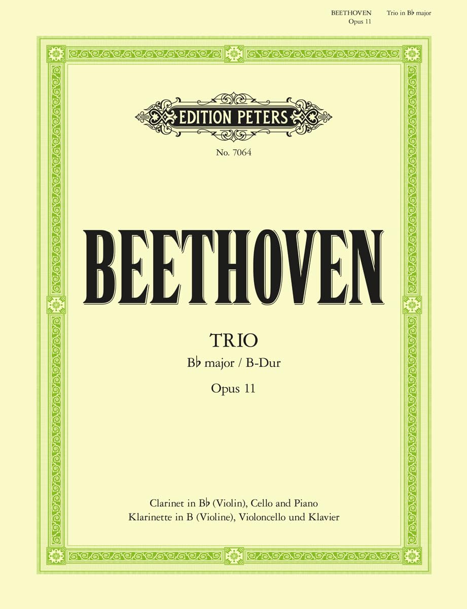 Trio in B flat major Op. 11 Sheet Music