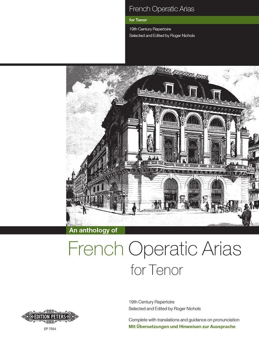French Operatic Arias for Tenor and Piano Sheet Music
