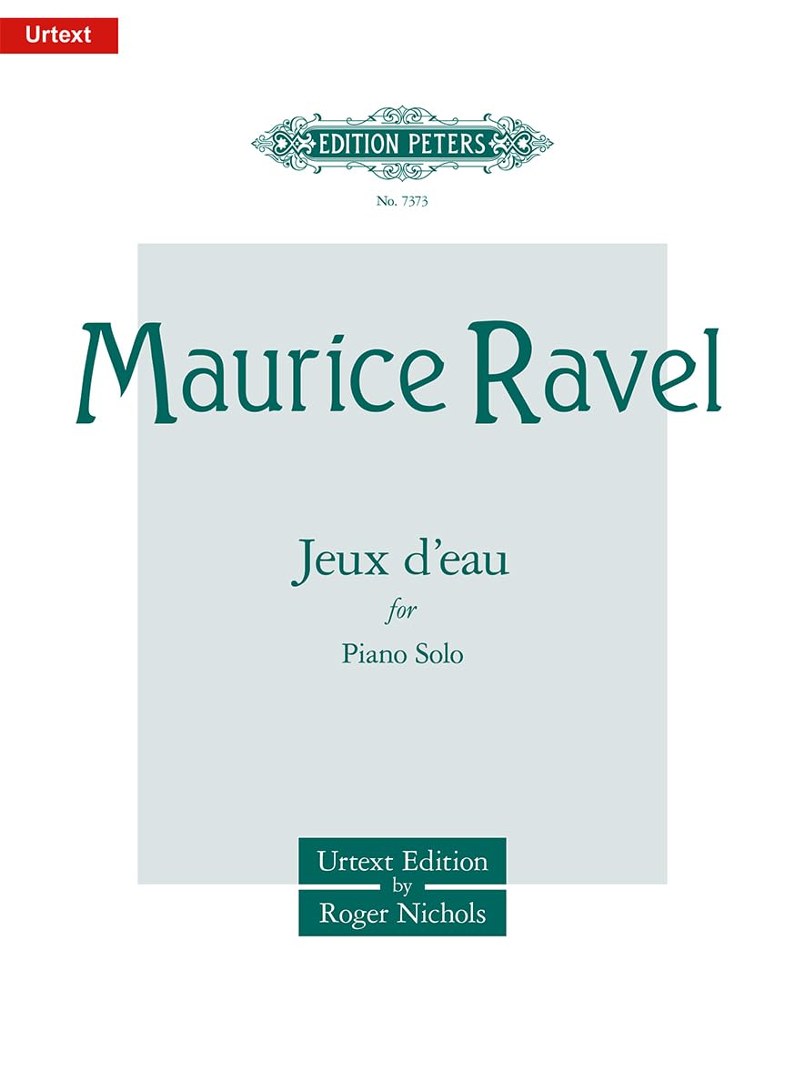Jeux D'eau for Piano (Edition Peters) Sheet Music