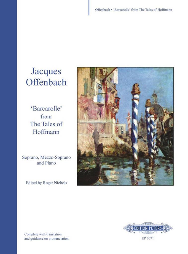 Barcarolle from the Tales of Hoffmann for Soprano, Mezzo-Soprano and Piano book