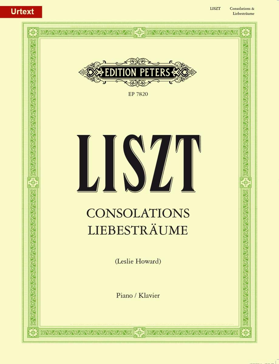Consolations and Liebesträume for Piano Sheet Music