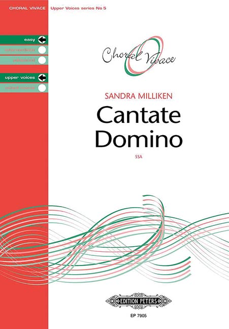 Cantate Domino for Ssa Choir: Choral Vivace Upper Voice Series, Choral Octavo (Edition Peters) Sheet Music