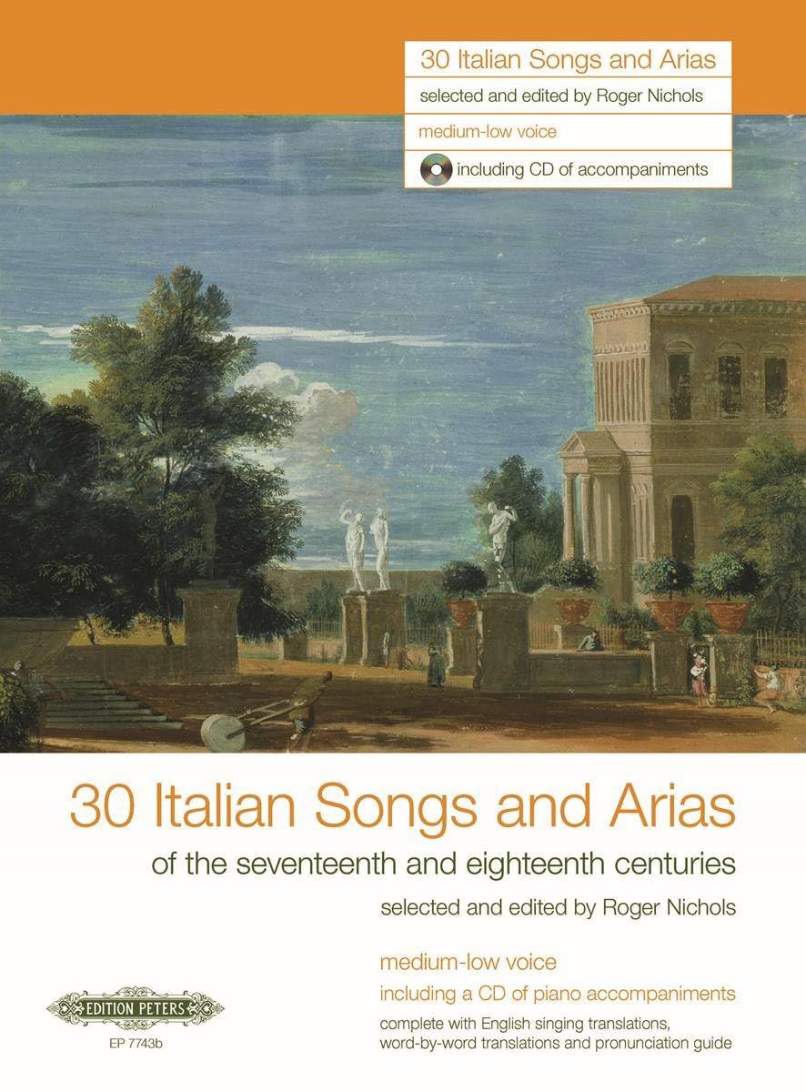 30 Italian Songs and Arias for Voice and Piano (Medium-Low Voice) [Incl. CD] Sheet Music