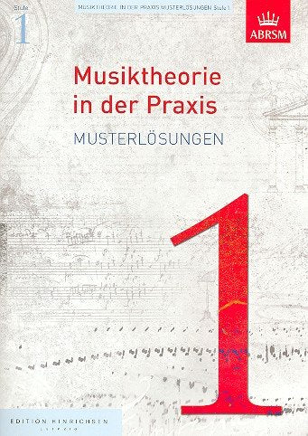Musiktheorie in der Praxis, Musterlösungen.Stufe.1 Sheet Music