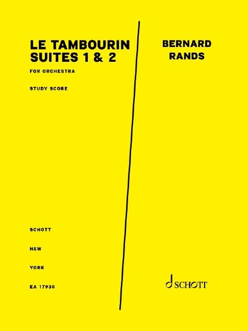 Le Tambourin Suites 1 & 2: orchestra. Partition d'étude. book