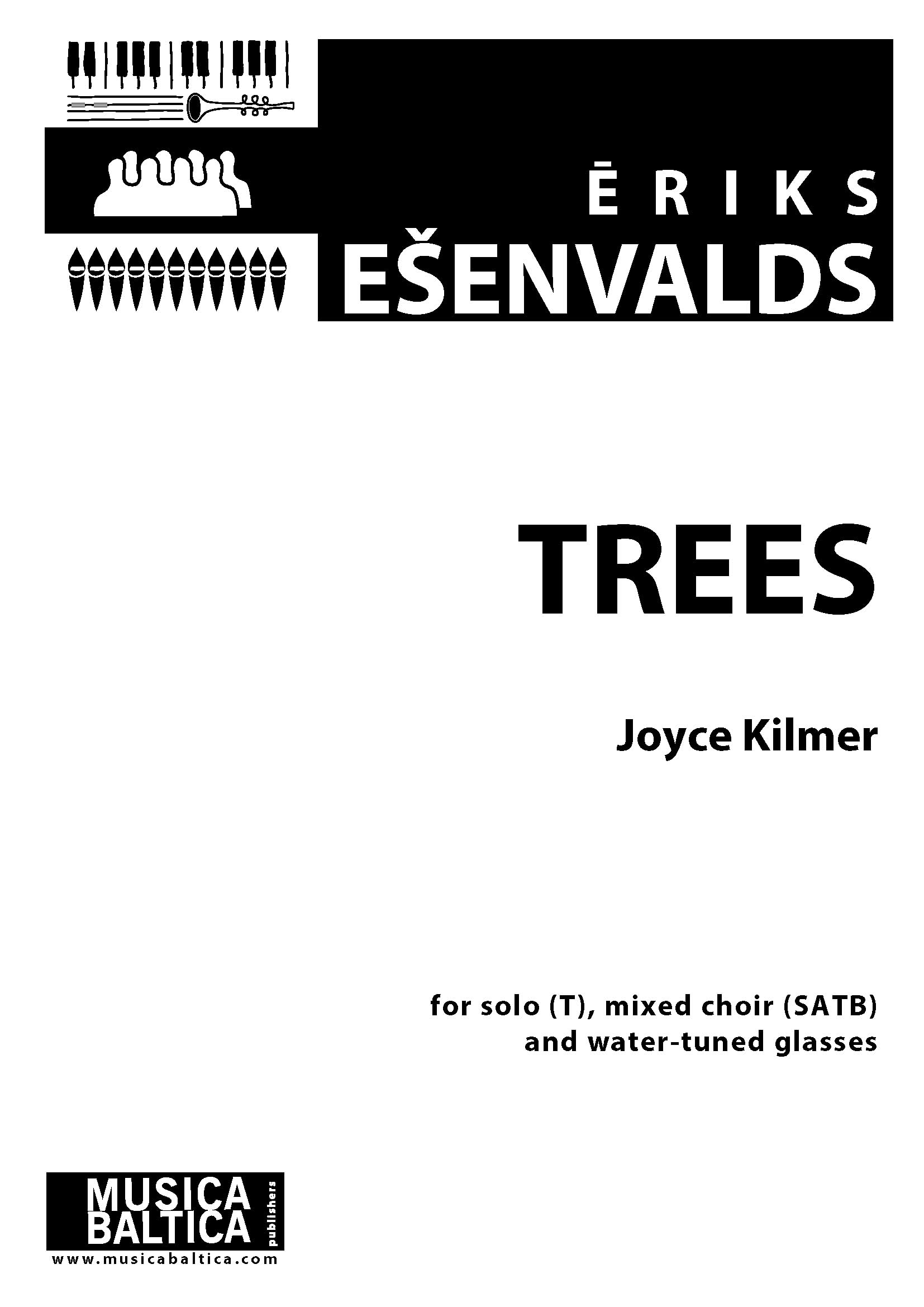 Trees for Tenor Solo and Ssaattbb Choir: Choral Octavo (Musica Baltica) Sheet Music