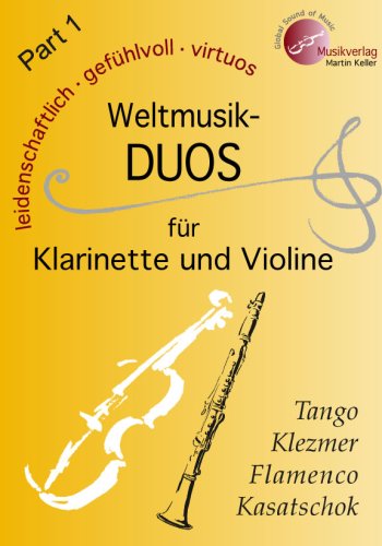 Weltmusik-Duos für Klarinette und Violine Sheet Music