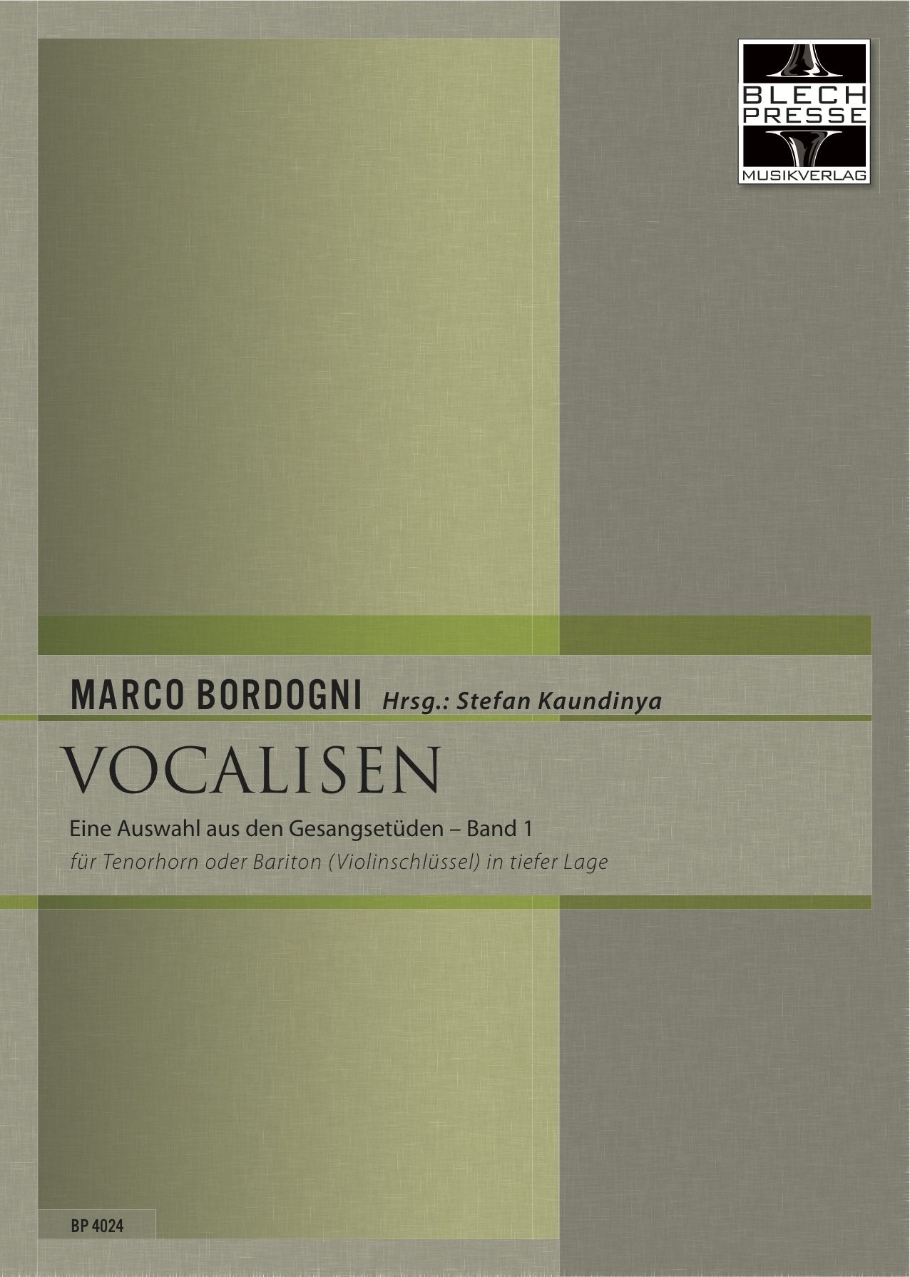 Vocalisen für Tenorhorn im Violinschlüssel Band 1 (gesangliche Übungen und Etüden in tiefer Lage) book