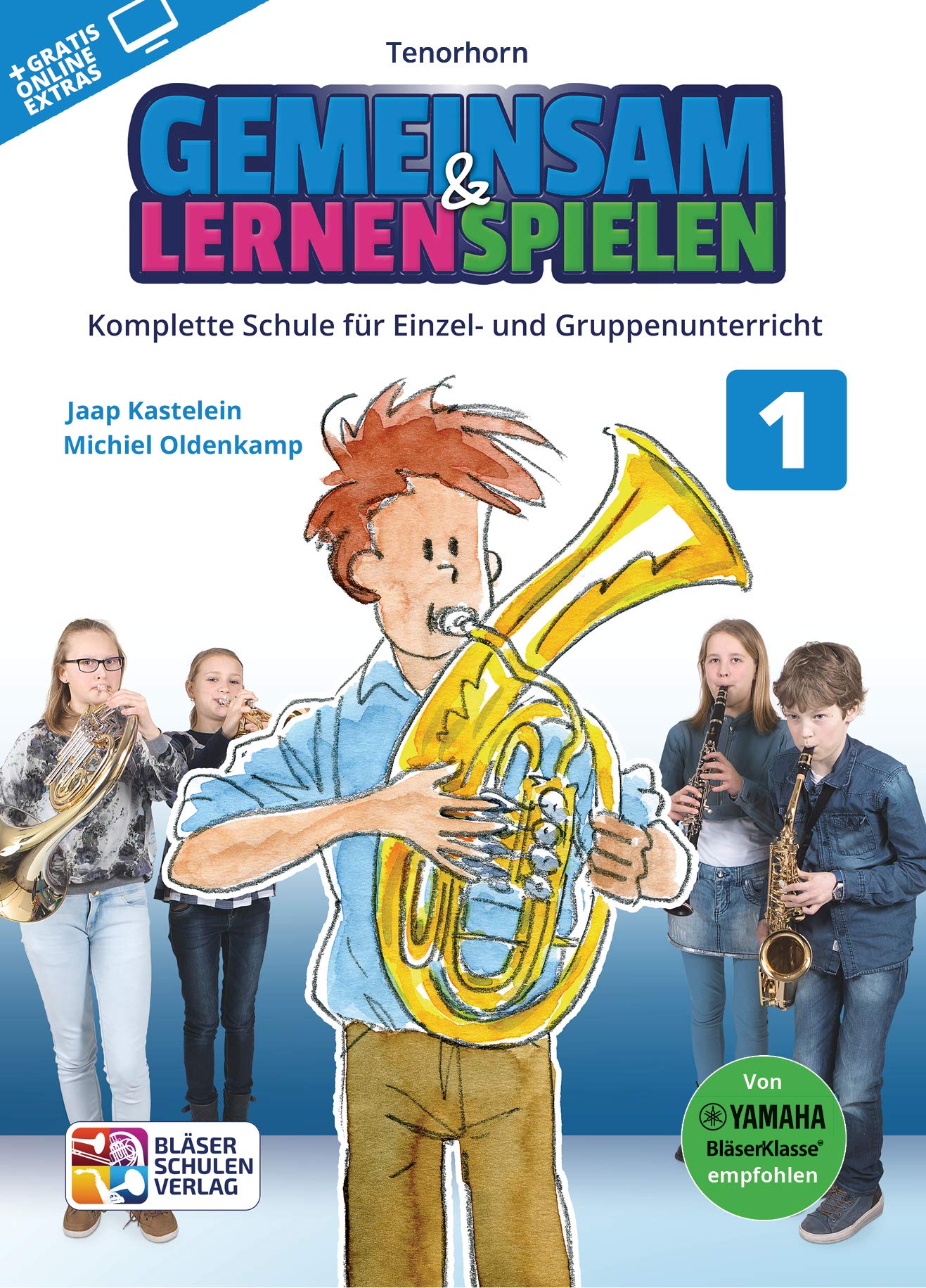 Gemeinsam Lernen & Spielen 1 Tenorhorn. Enthält Online-Audio Sheet Music