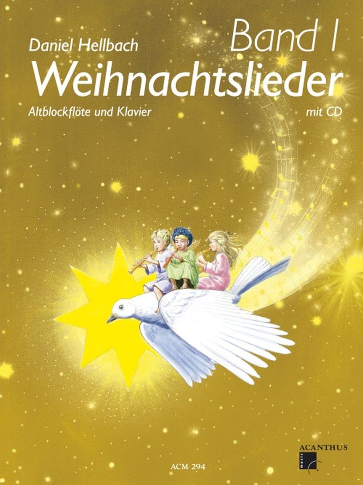 Acanthus Music Daniel Hellbach-Weihnachtslieder Vol. 1-Alto Recorder and Piano-BOOK+CD cd