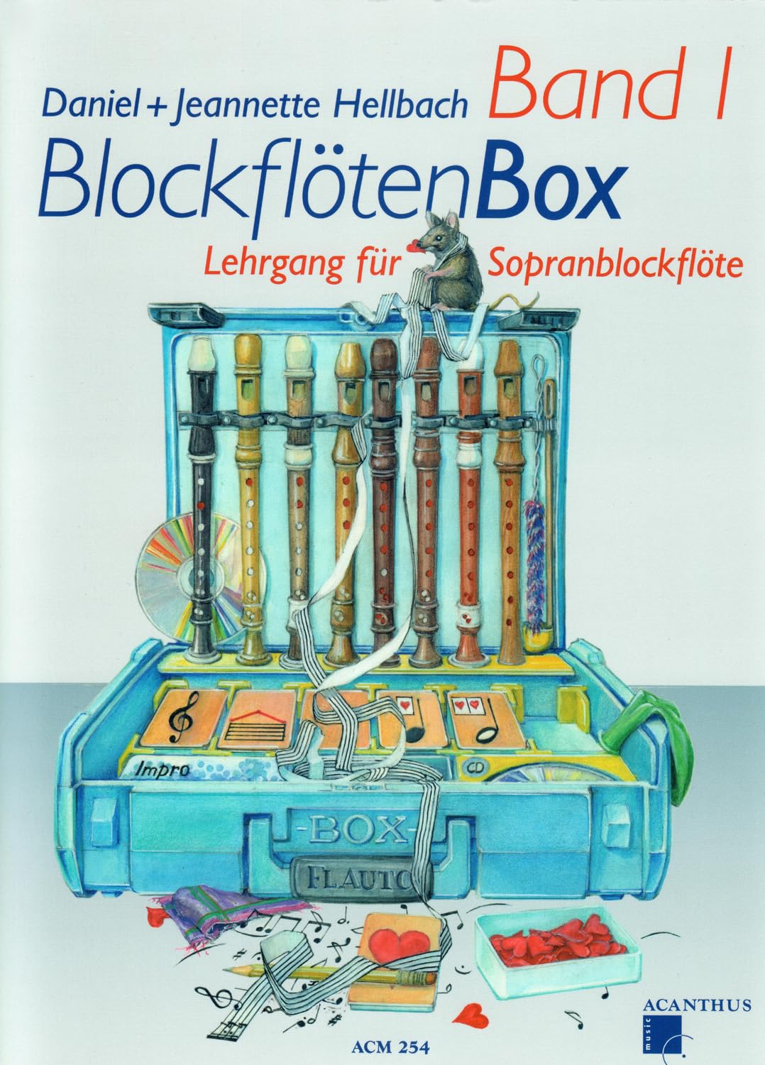 Acanthus Music Boîte à flûte à bec soprano Band 1 (+OA) book