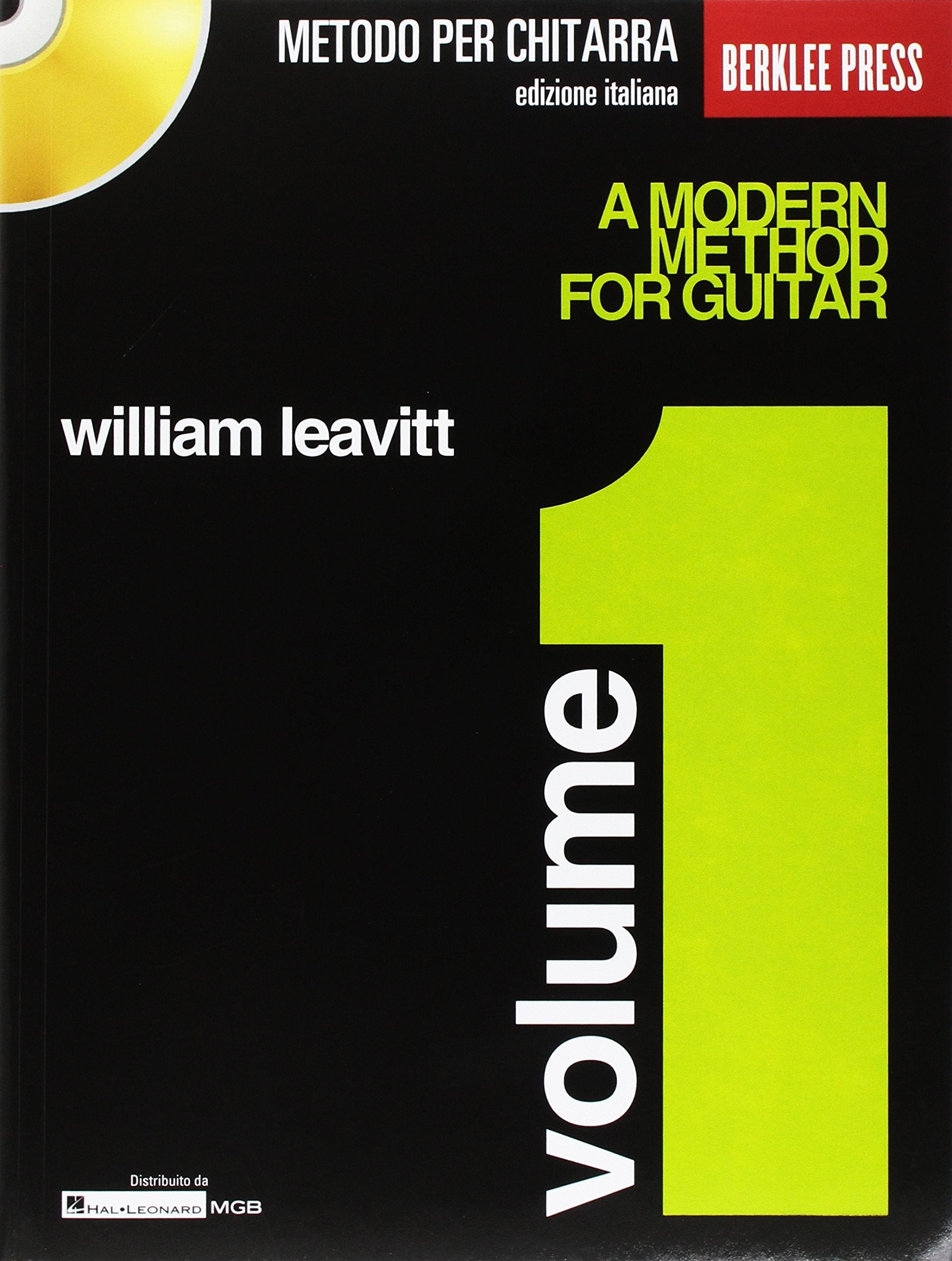 Metodo moderno per chitarra vol. 1 con cd guitare +cd book