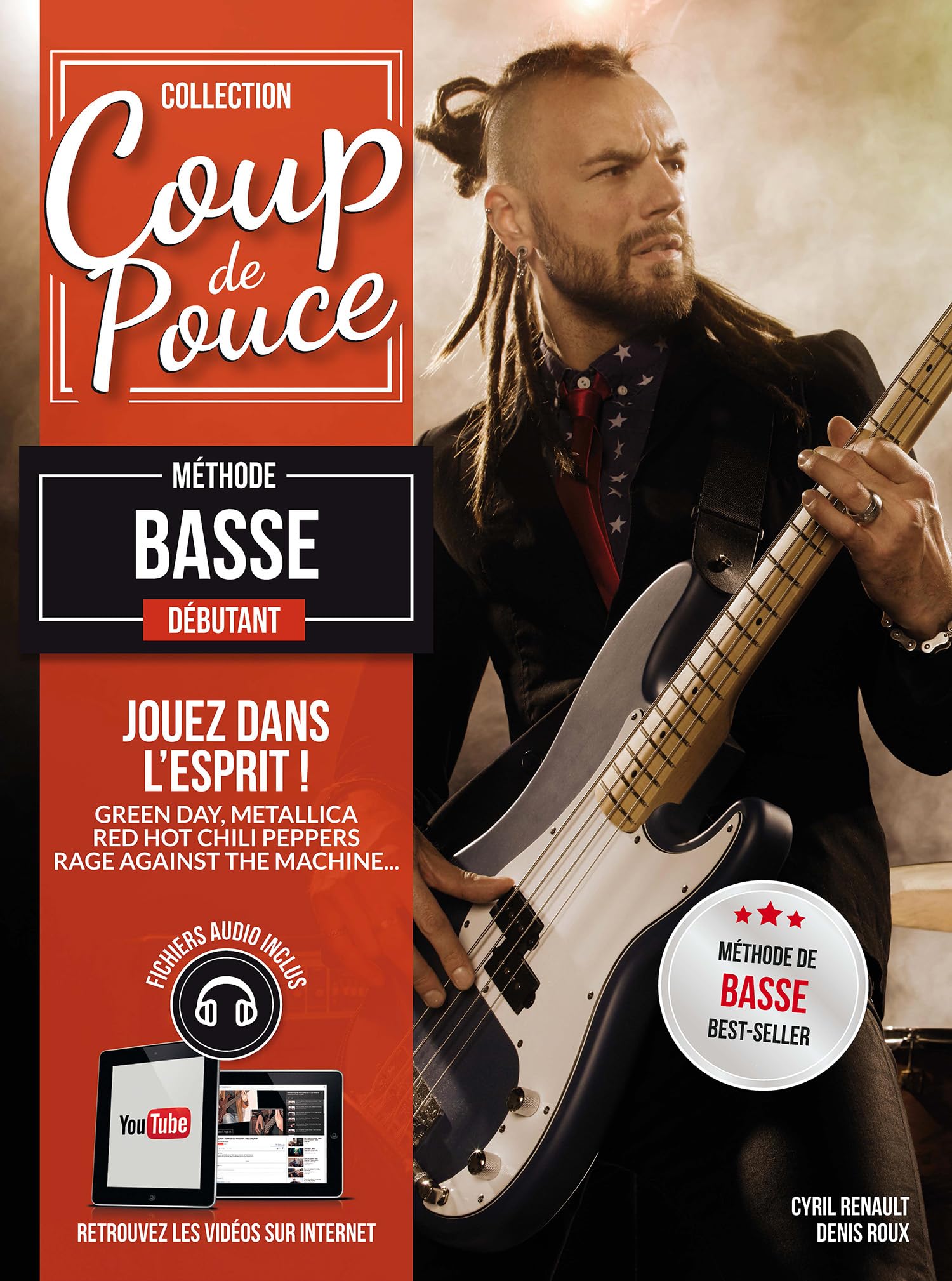 Méthode Coup de pouce Débutant Basse Vol.1 Livre + fichiers audio Sheet Music