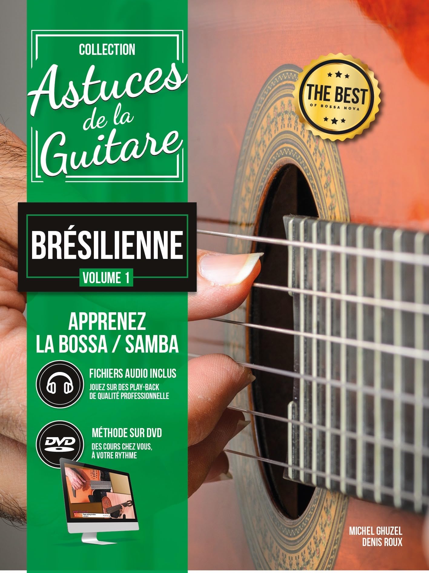 Roux/Ghuzel Astuces Guitare Bresilienne Volume 1 Gtr Tab Book/Cd/Dvd book