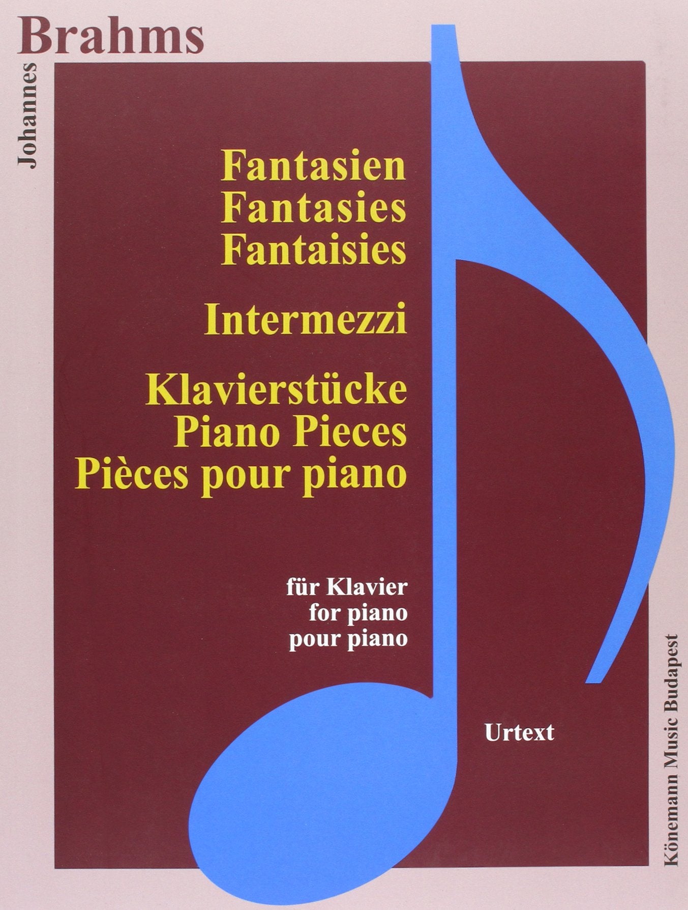 Brahms, Fantasien, Intermezzi und Klavierstücke Books