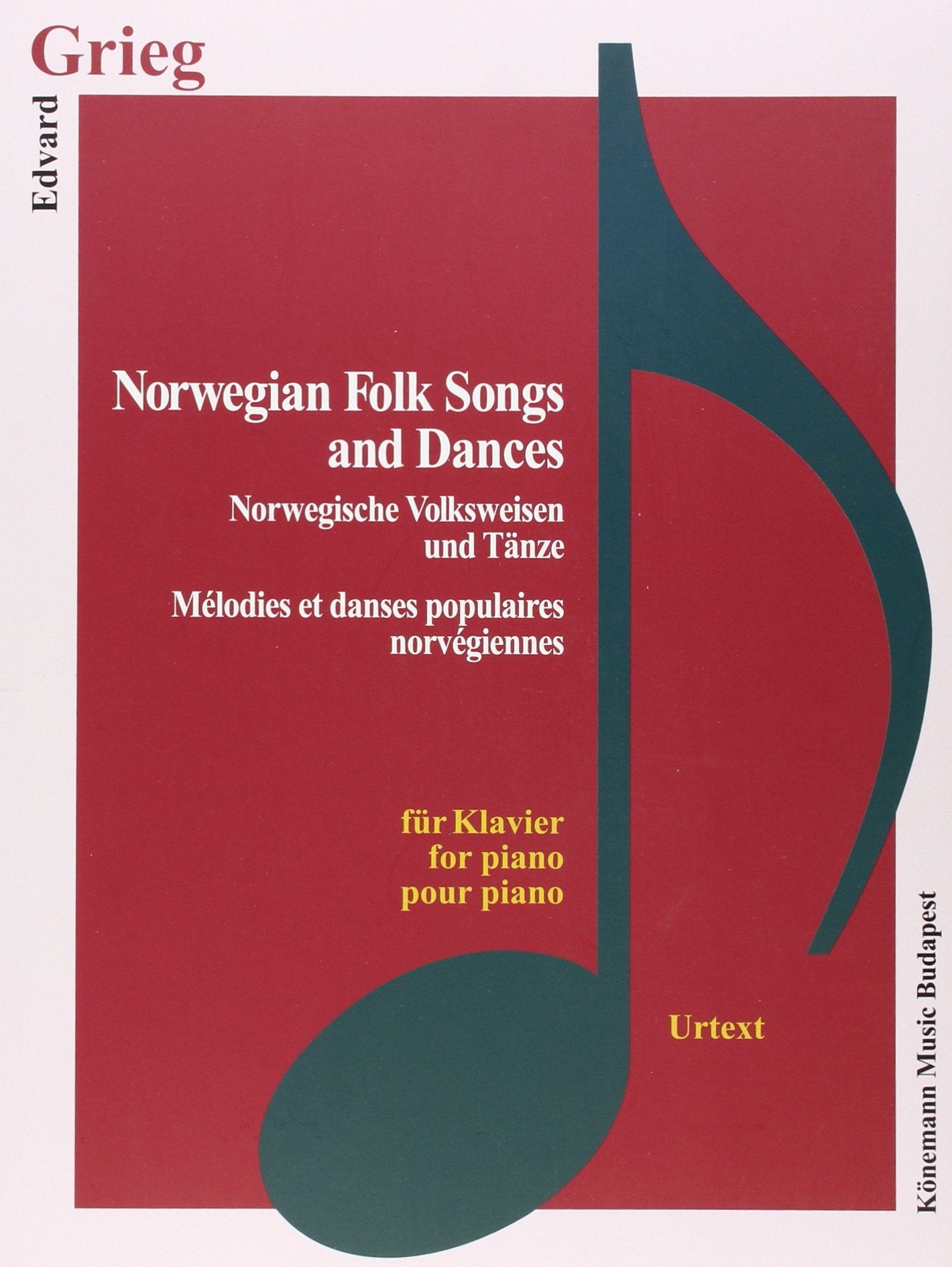 Grieg, Norwegian Folk Songs and Dances Books