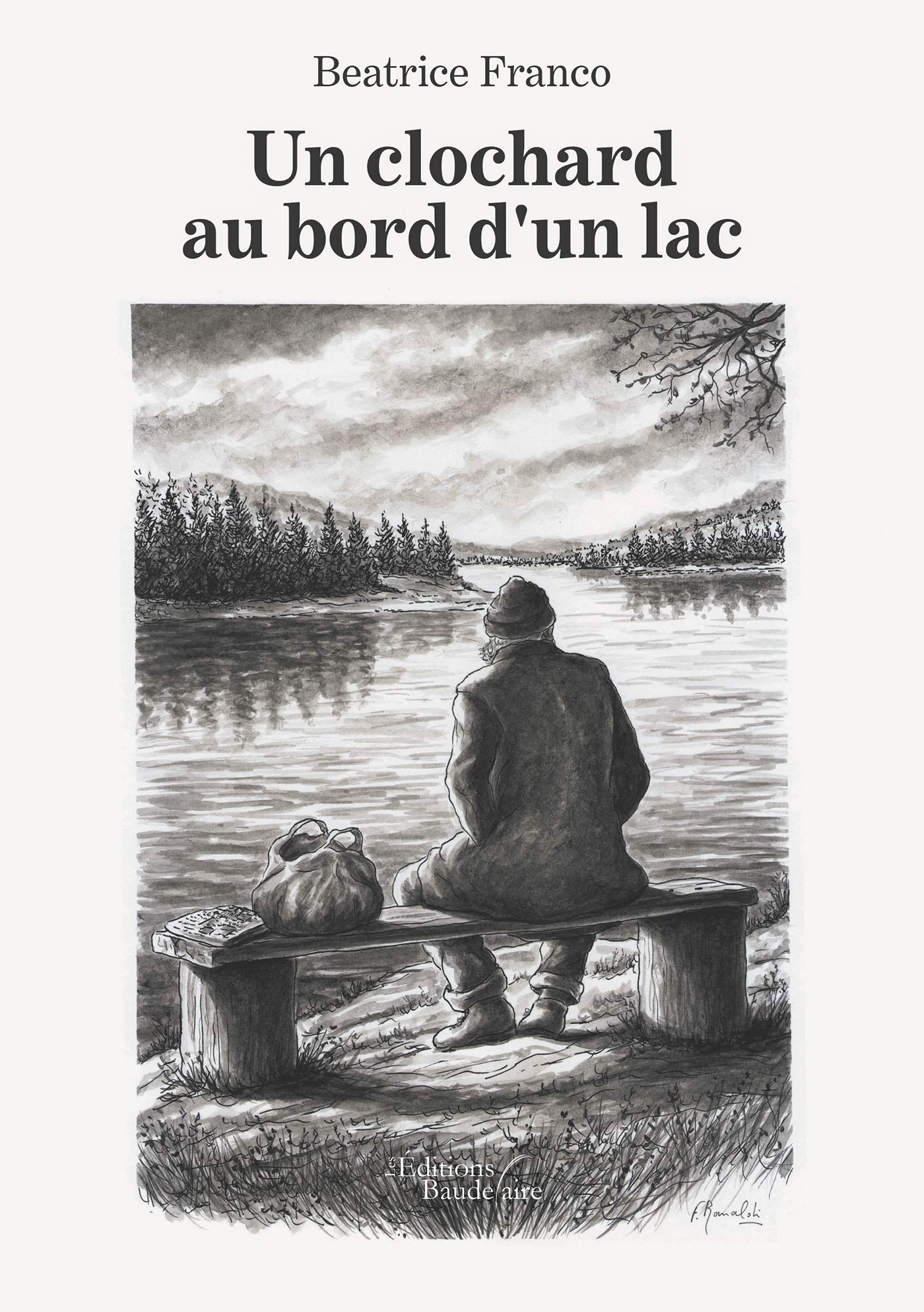Un clochard au bord d'un lac book