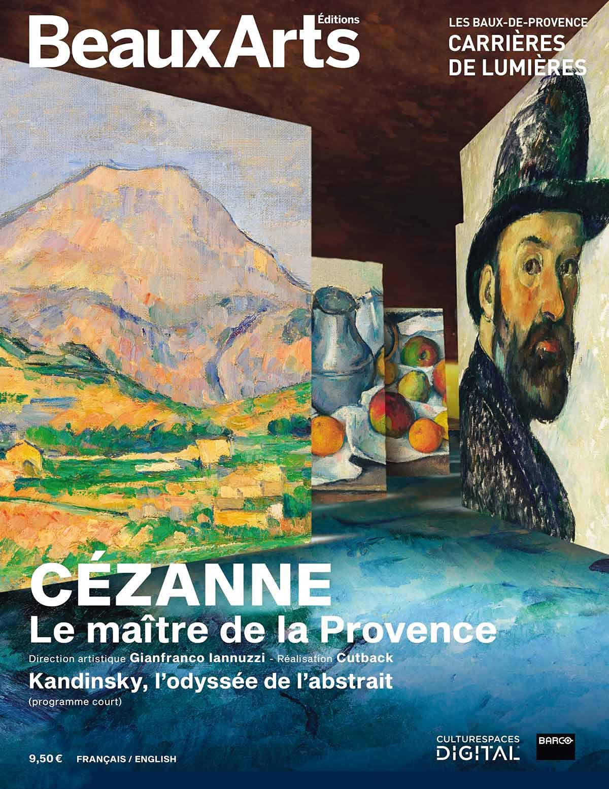 CEZANNE,LE MAITRE DE LA PROVENCE: AUX CARRIERES DE LUMIERES book