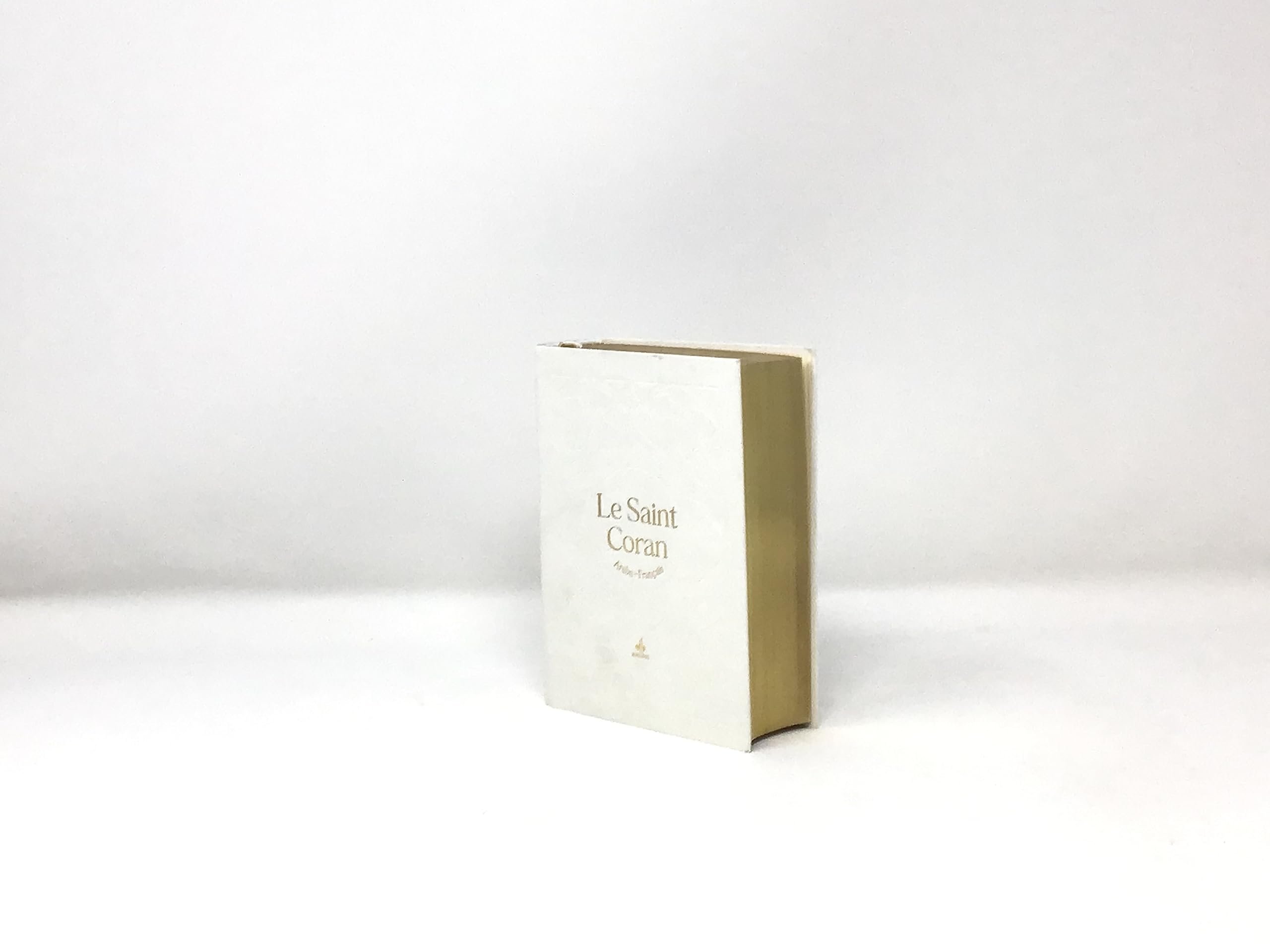 Saint Coran - Bilingue (arabe,français) - Poche (10x14) - blanc - dorure book