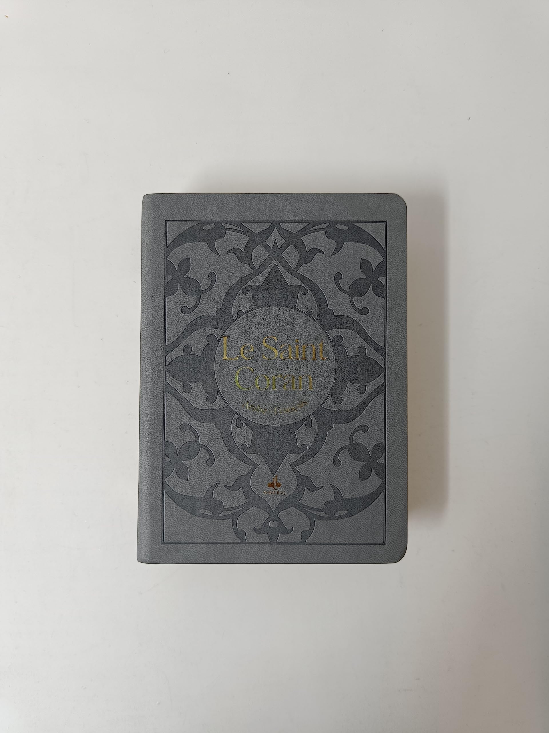 Saint Coran - Bilingue (arabe,français) - Poche (10x14) - gris book